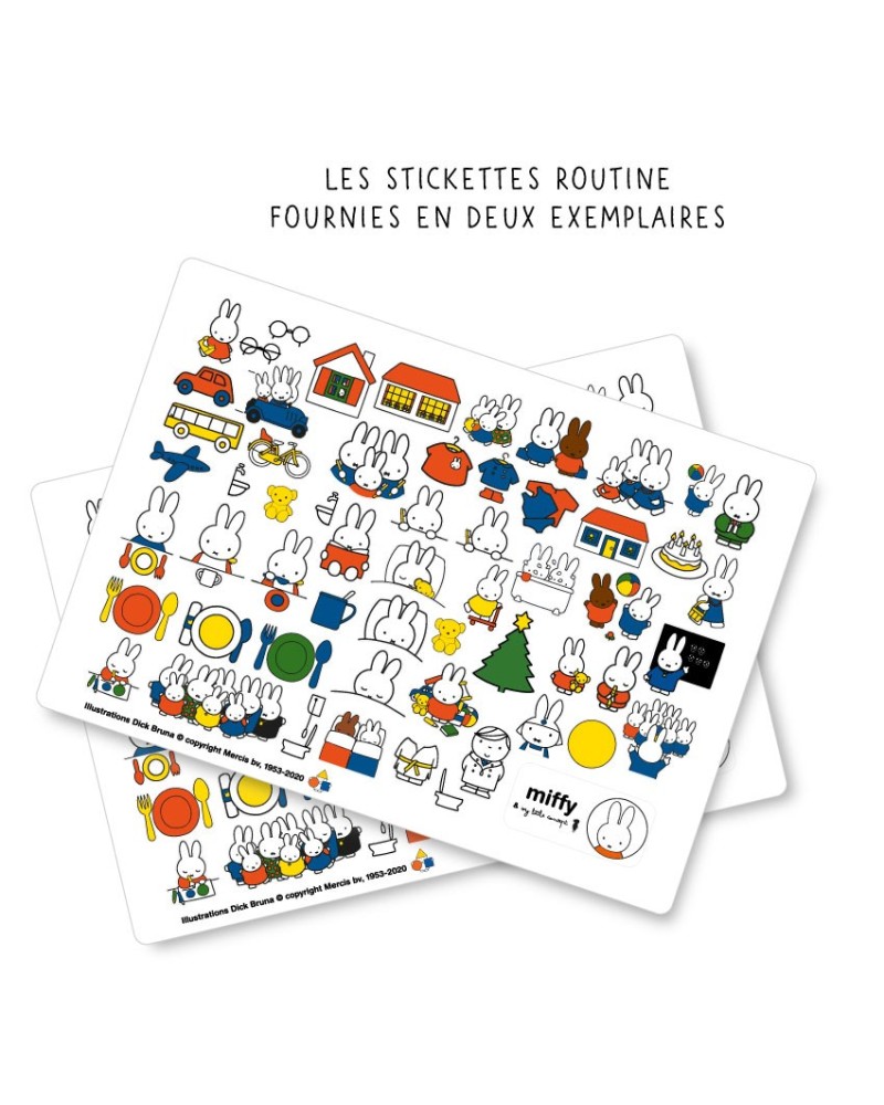 Stickettes miffy routine