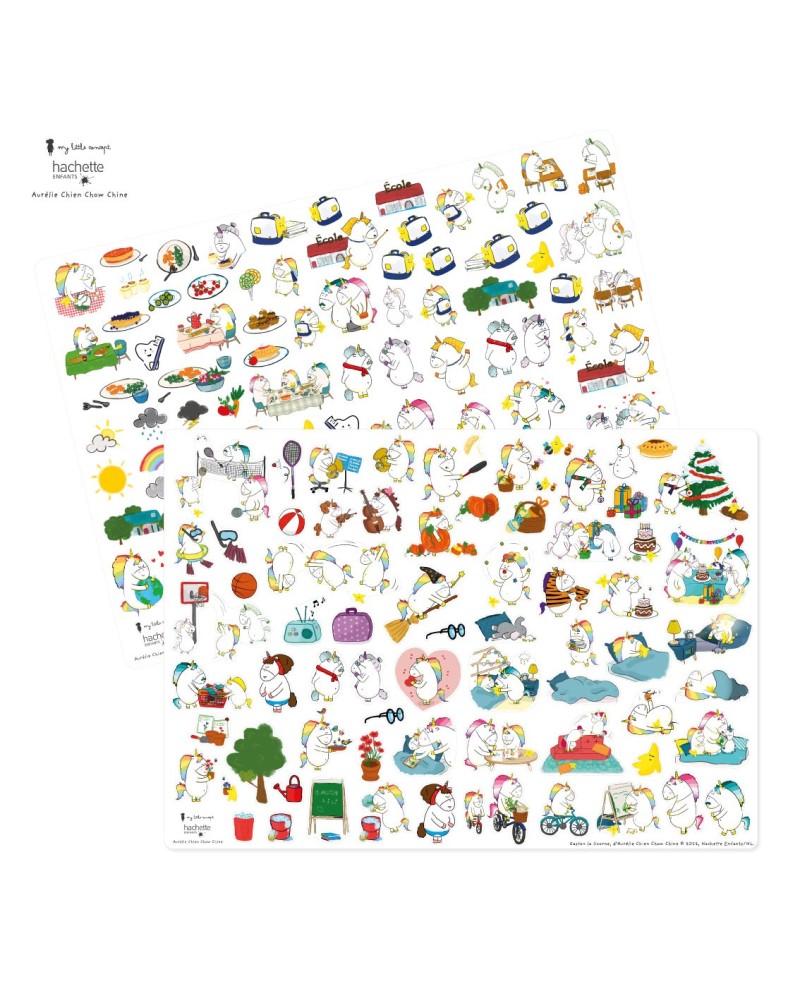 Gaston stickers sheets