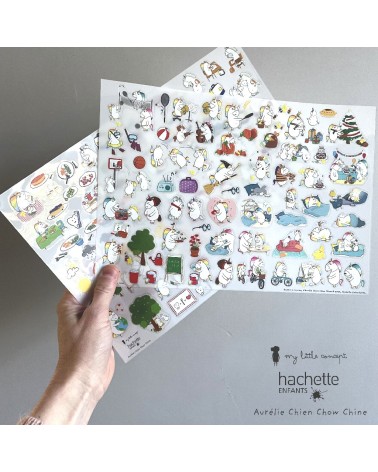 Stickers sheets, the Little Unicorn Gaston