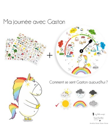 L'horloge 24h avec Gaston