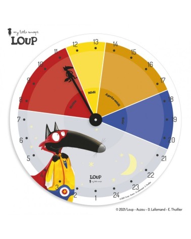 Horloge 24h Loup SH
