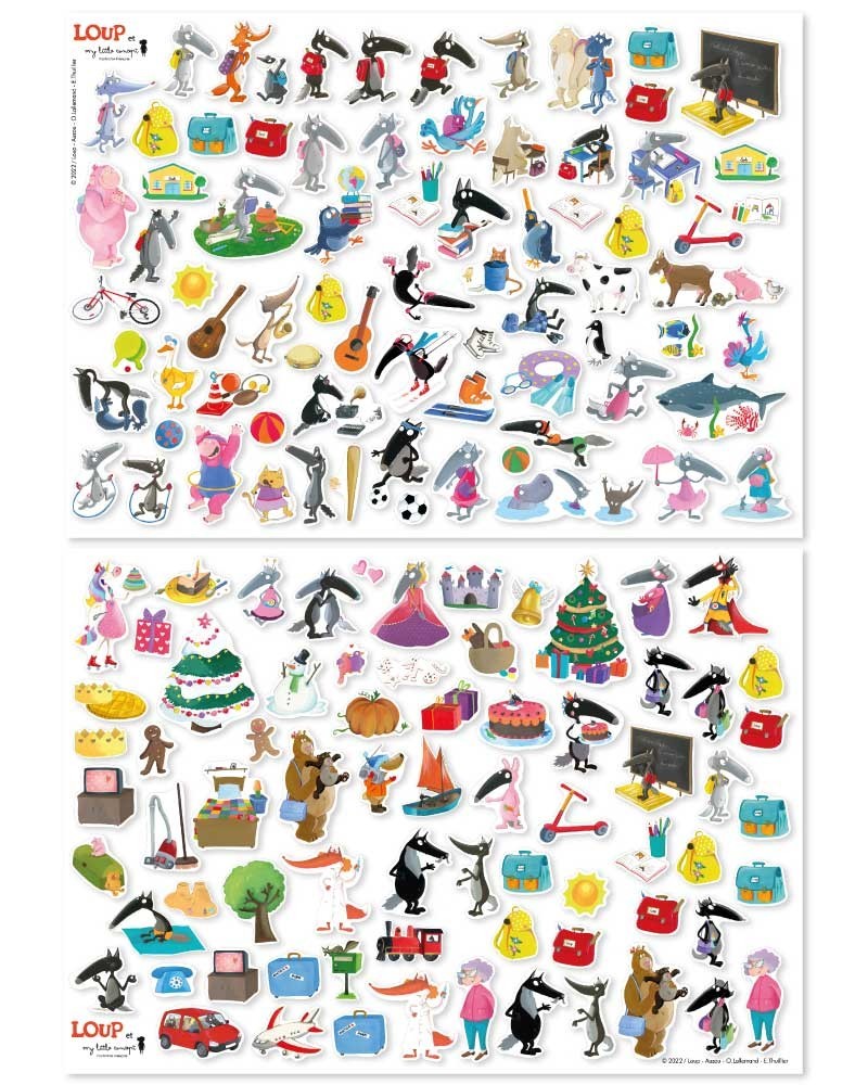 Stickers sheet, clear