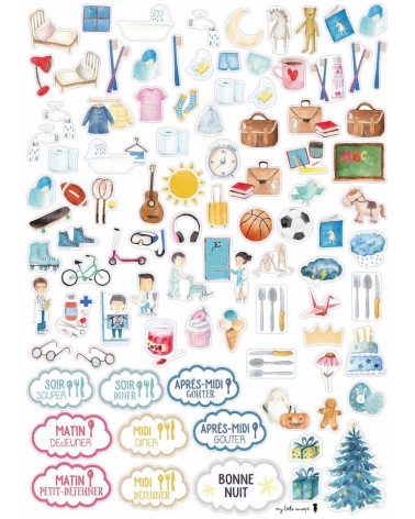 Stickers sheets cloud