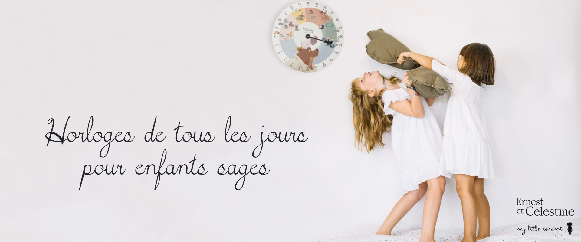 Horloge éducative My Little Concept pour aider les enfants à se repérer dans la journée